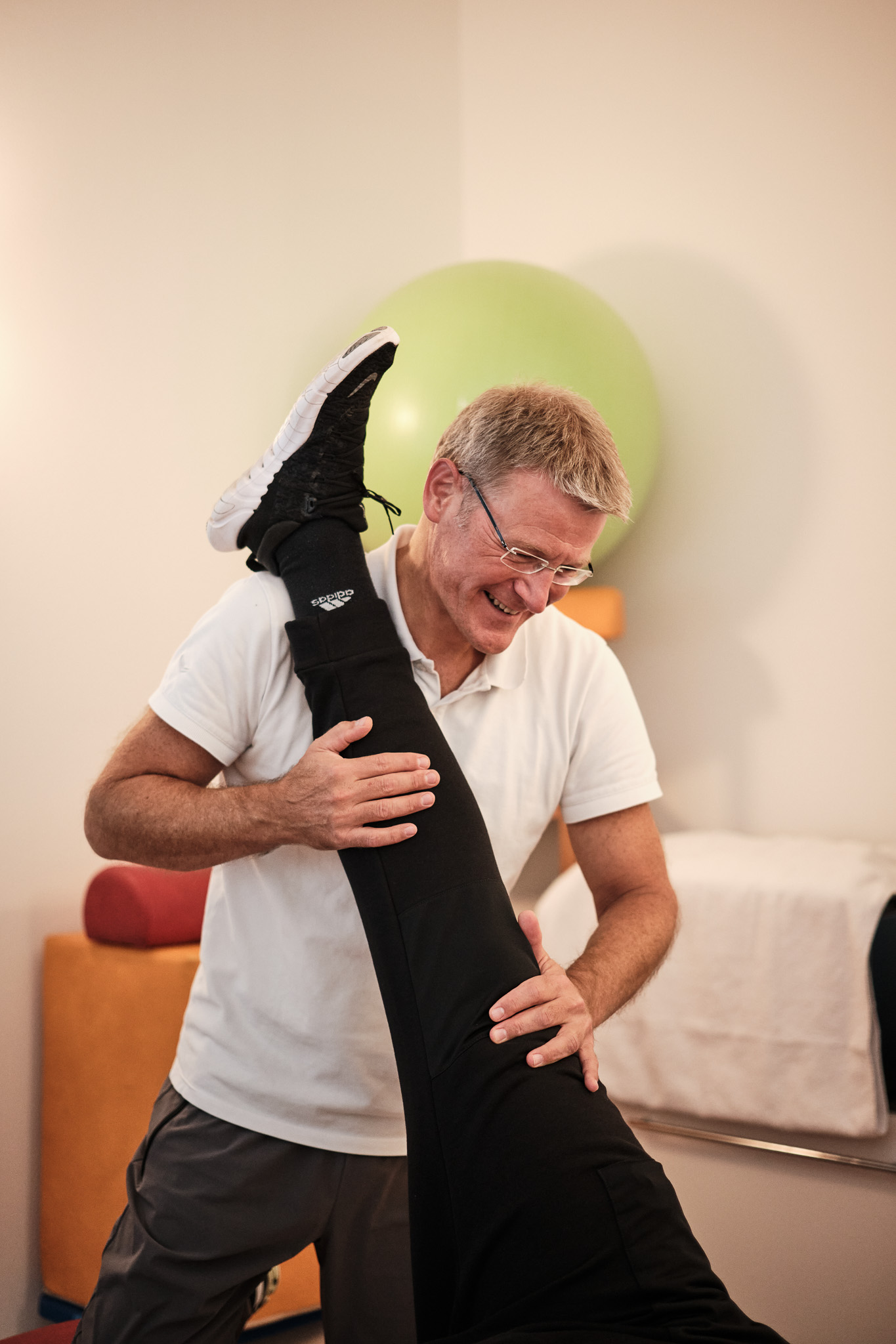 Behandlungsraum in der Praxis Physiolife Pützchen